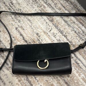 Chloe Chic Black Leather Crossbody Bag